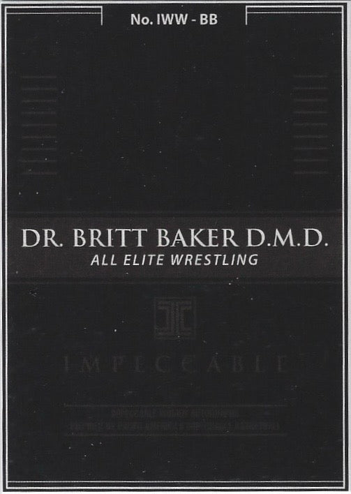 DR. Britt Baker D.M.D. – All Elite Wrestling