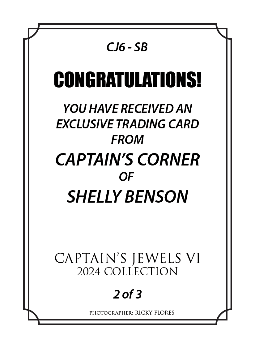 Shelly Benson trading card PW Catalog