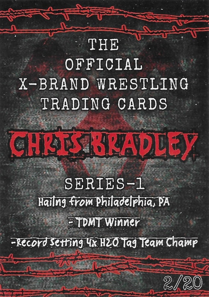 Chris Bradley trading card PW Catalog