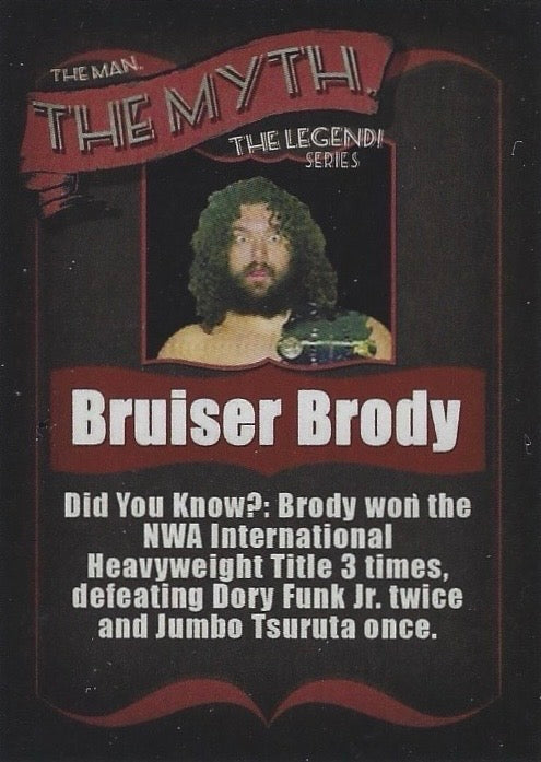 Bruiser Brody trading card PW Catalog