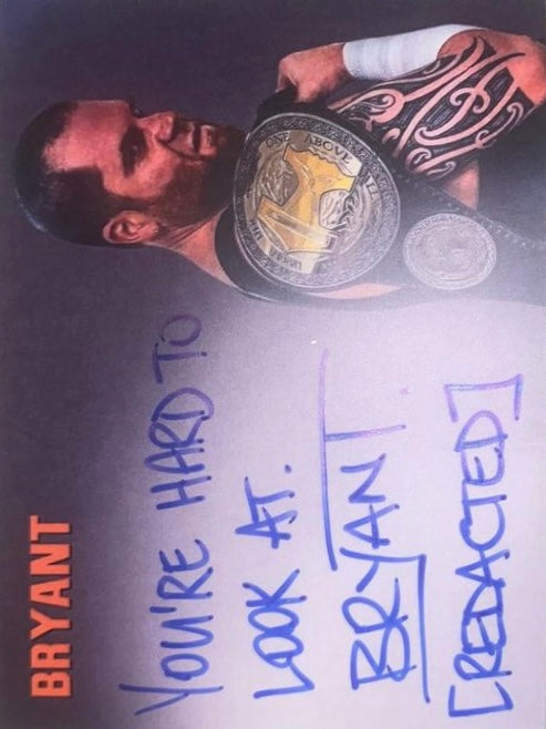Bryant trading card PW Catalog