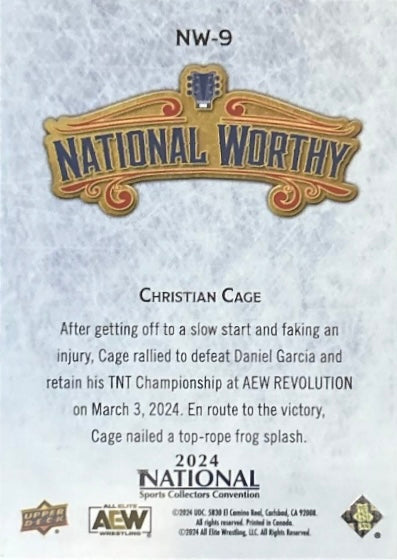 National Worthy – Christian Cage - image 2