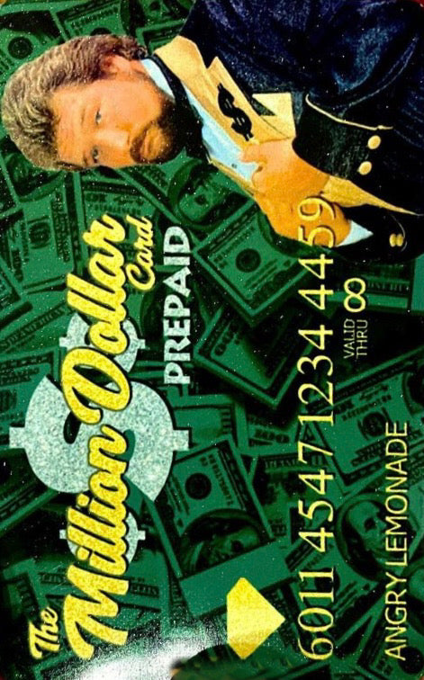 The Million Dollar Card trading card PW Catalog