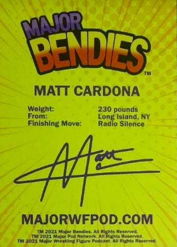 Matt Cardona trading card PW Catalog