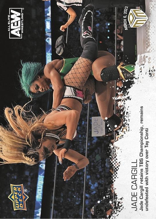 Jade Cargill – Jade Cargill Retains TBS Championship, Remains Undefeated With Victory Over TAY Conti trading card PW Catalog