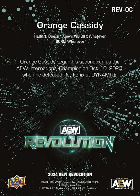 Orange Cassidy trading card PW Catalog