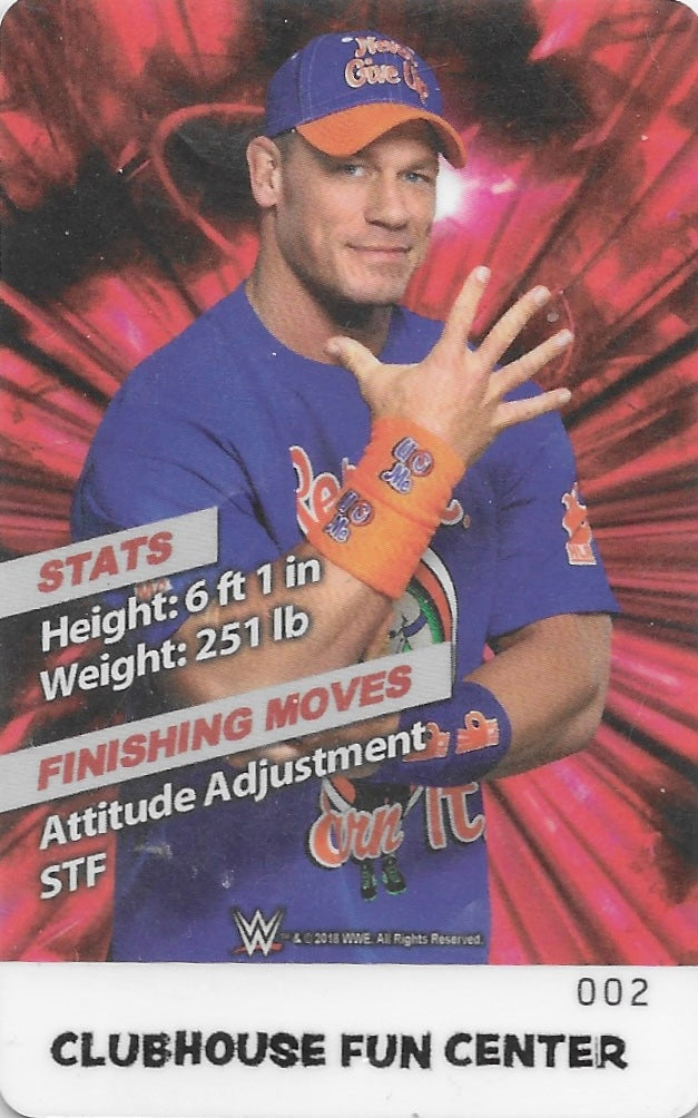 John Cena trading card PW Catalog