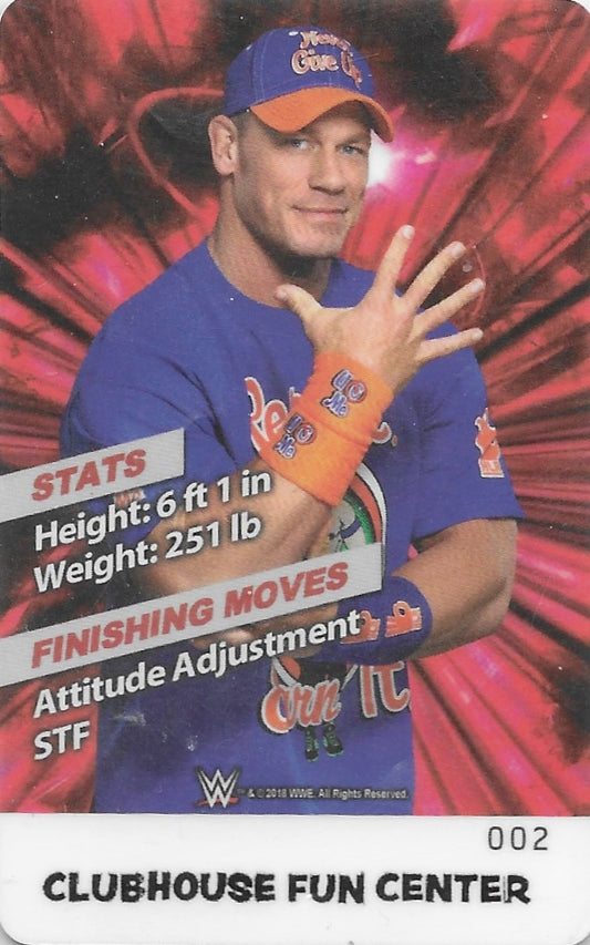 John Cena trading card PW Catalog
