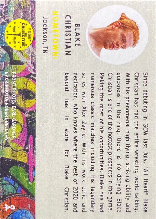 Blake Christian trading card PW Catalog