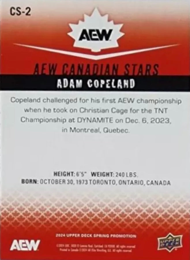 AEW Canadian Stars – Adam Copeland - image 2