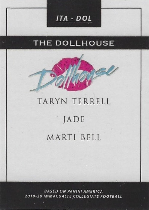 The Dollhouse – Taryn Terrell / Jade / Marti Belle trading card PW Catalog