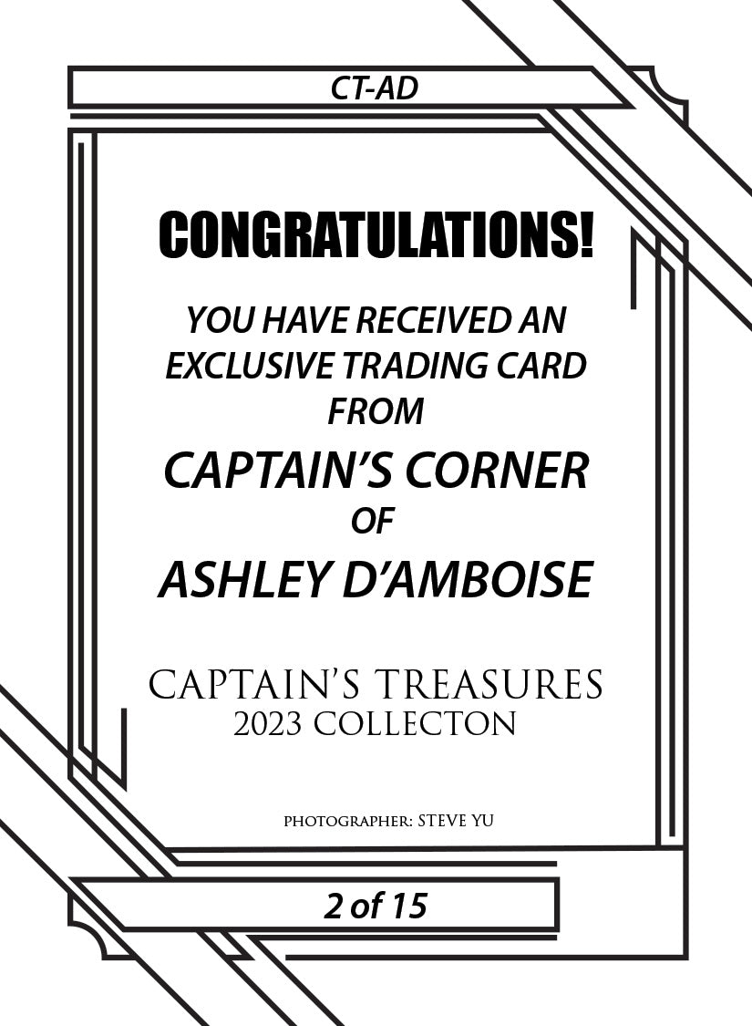 Ashley D’amboise trading card PW Catalog