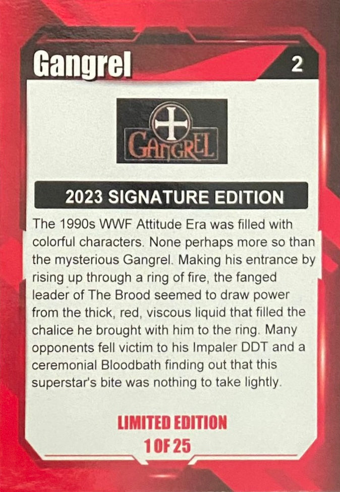 Gangrel trading card PW Catalog