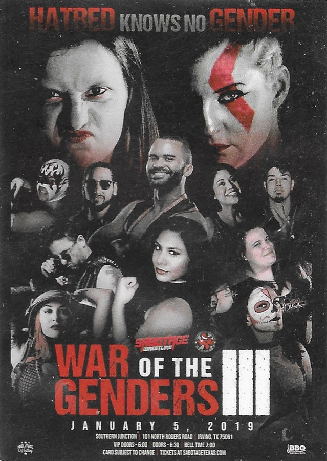War of the Genders 3 trading card PW Catalog