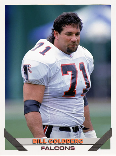 Bill Goldberg – Falcons trading card PW Catalog