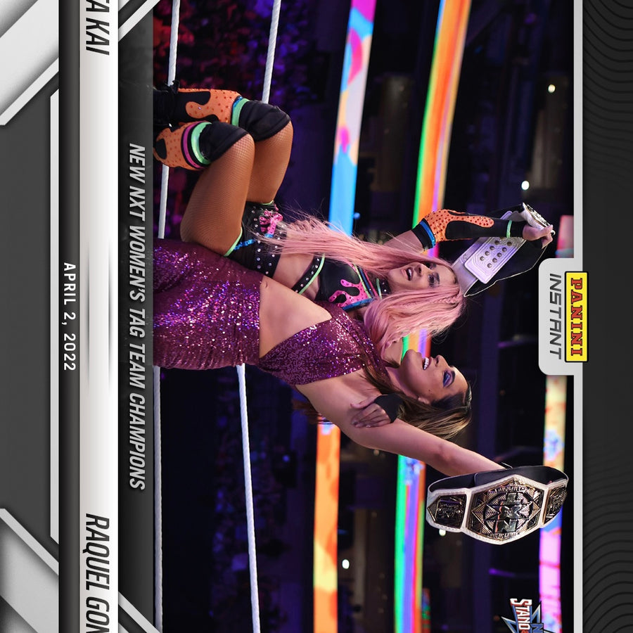 Dakota KAI / Raquel Gonzalez – New NXT Women’s TAG Team Champions trading card PW Catalog