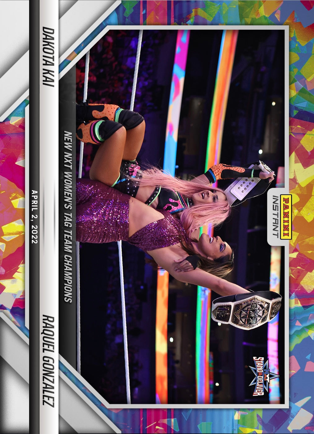 Dakota KAI / Raquel Gonzalez – New NXT Women’s TAG Team Champions trading card PW Catalog