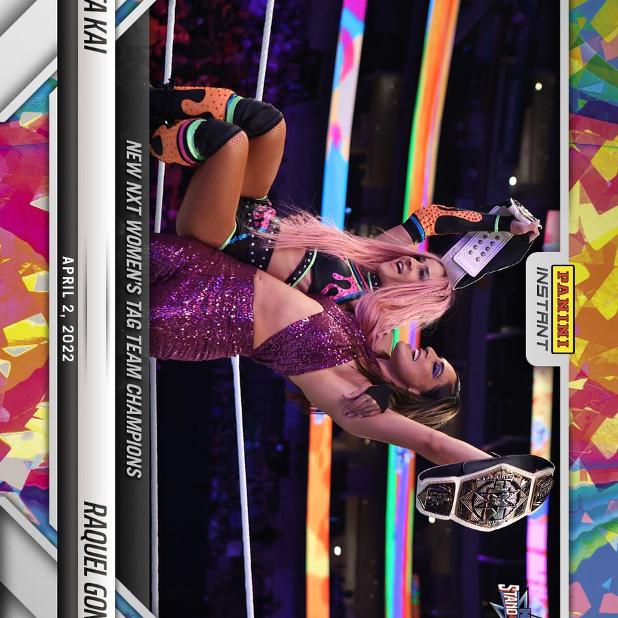 Dakota KAI / Raquel Gonzalez – New NXT Women’s TAG Team Champions trading card PW Catalog