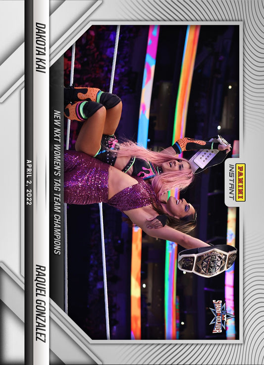 Dakota KAI / Raquel Gonzalez – New NXT Women’s TAG Team Champions trading card PW Catalog