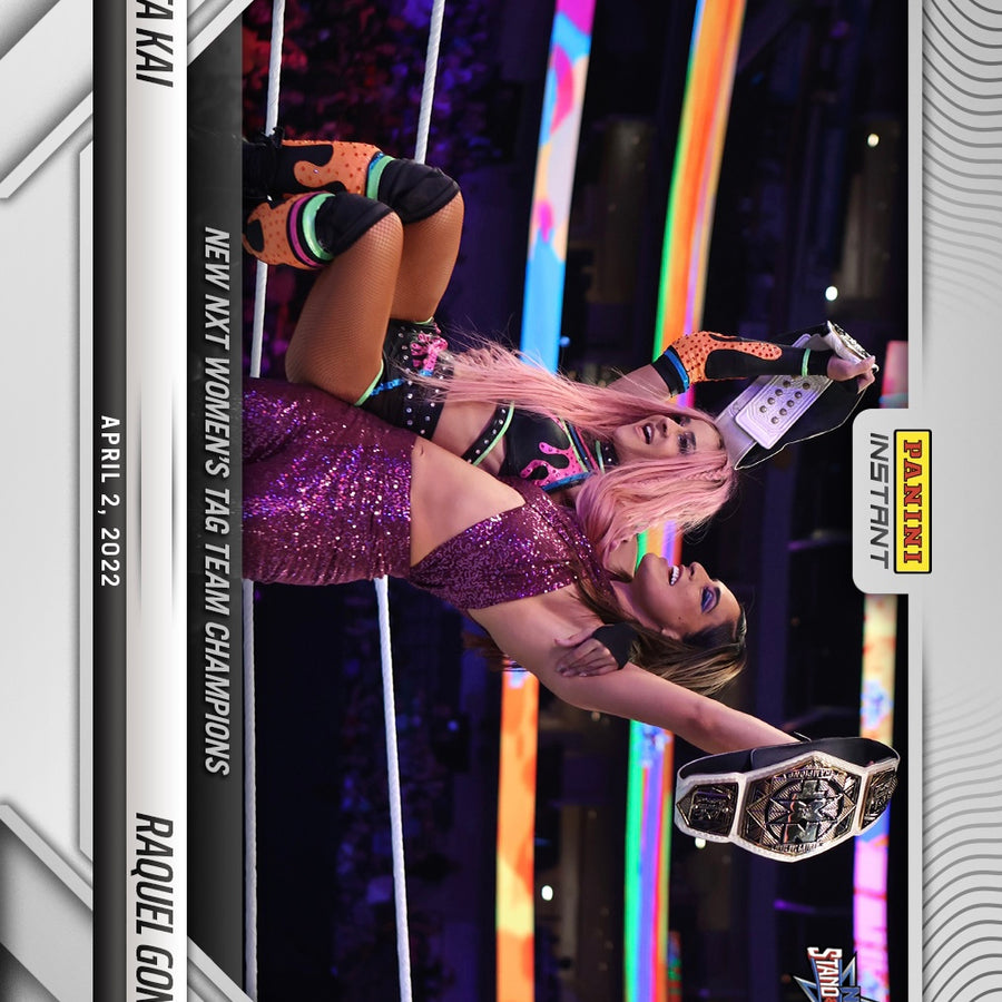 Dakota KAI / Raquel Gonzalez – New NXT Women’s TAG Team Champions trading card PW Catalog