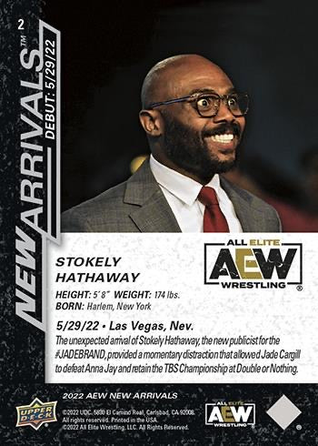 Stokely Hathaway trading card PW Catalog