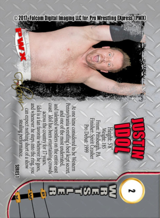 Justin Idol trading card PW Catalog