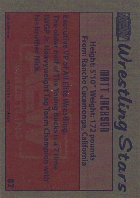 Matt Jackson trading card PW Catalog