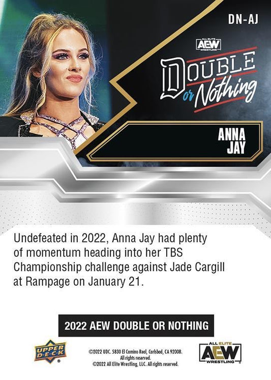 Anna JAY trading card PW Catalog