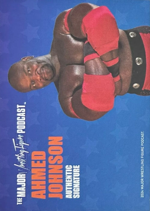Ahmed Johnson trading card PW Catalog