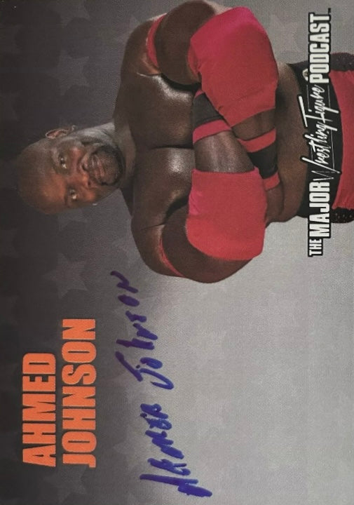Ahmed Johnson trading card PW Catalog