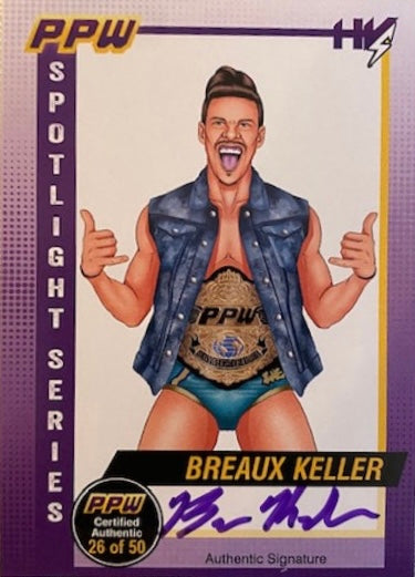 Breaux Keller trading card PW Catalog