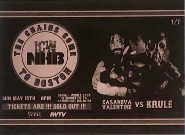 ICW NHB the Chains Come to Boston – Casanova Valentine vs. Krule