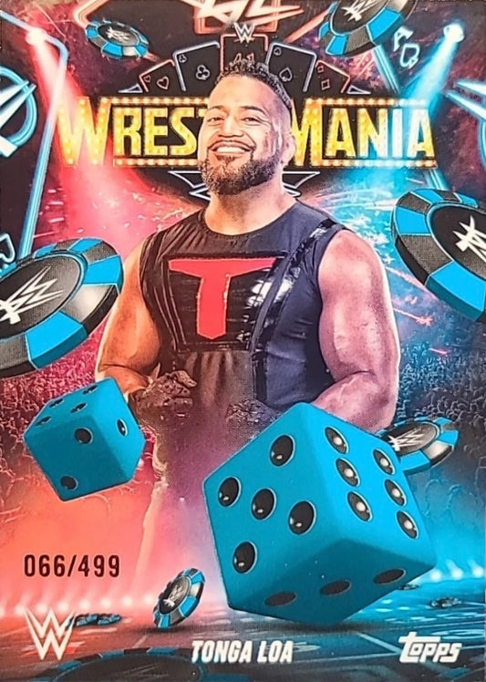 Tonga LOA trading card PW Catalog