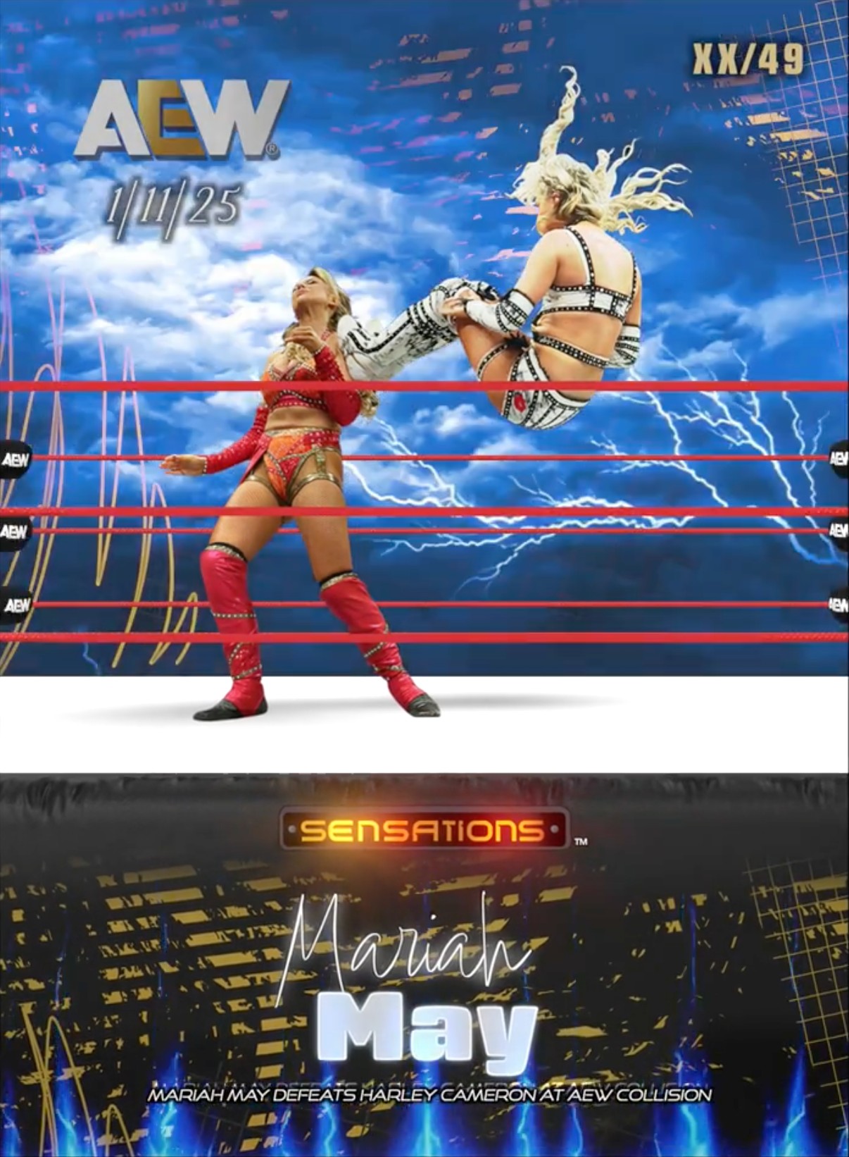 1/11/25 – Mariah MAY – Mariah MAY Defeats Harley Cameron at AEW Collision