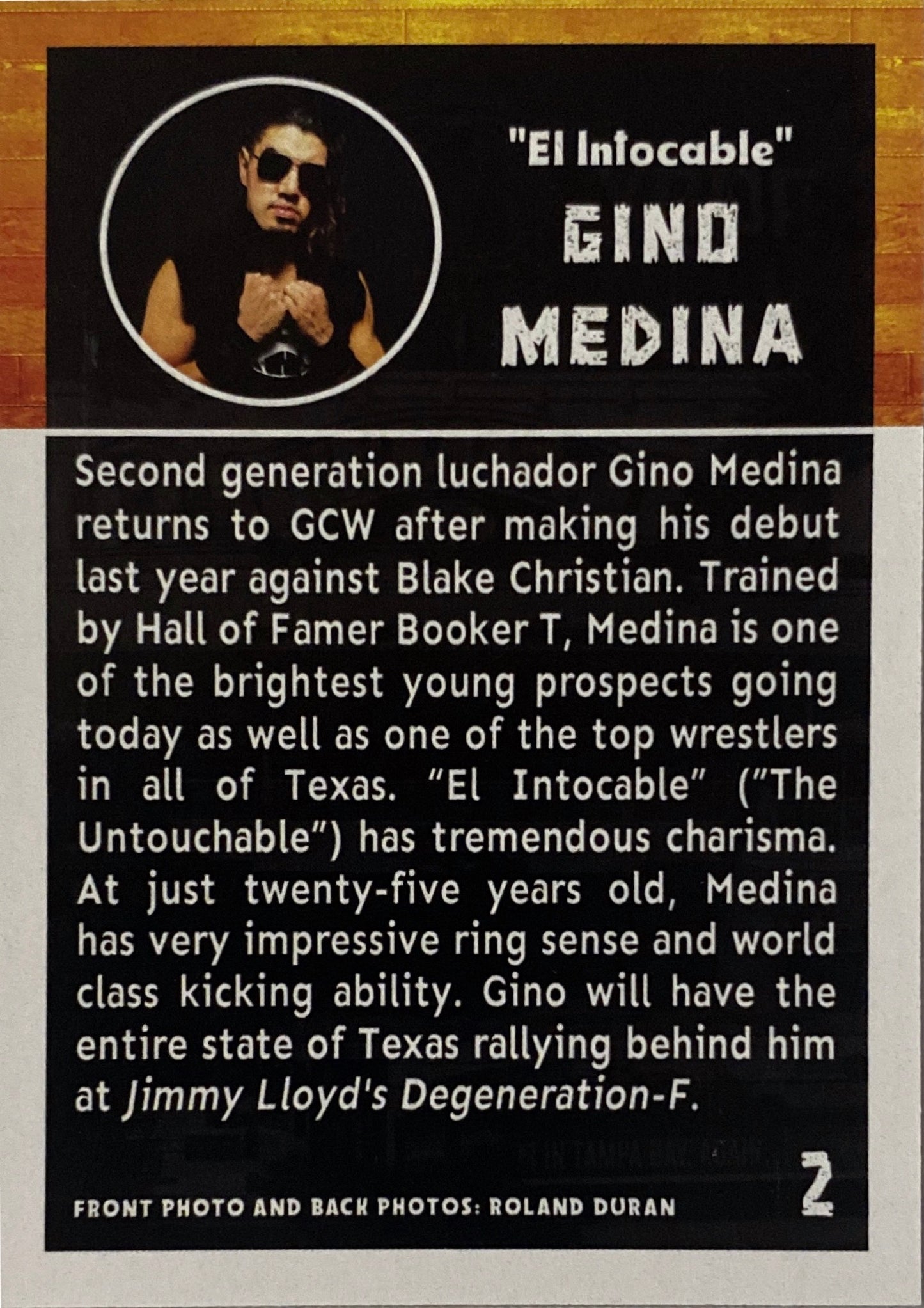 “El Intocable” Gino Medina
