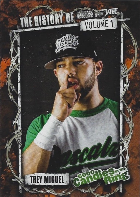 Trey Miguel trading card PW Catalog