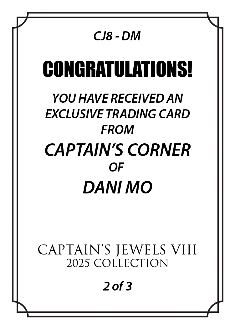 Dani MO trading card PW Catalog