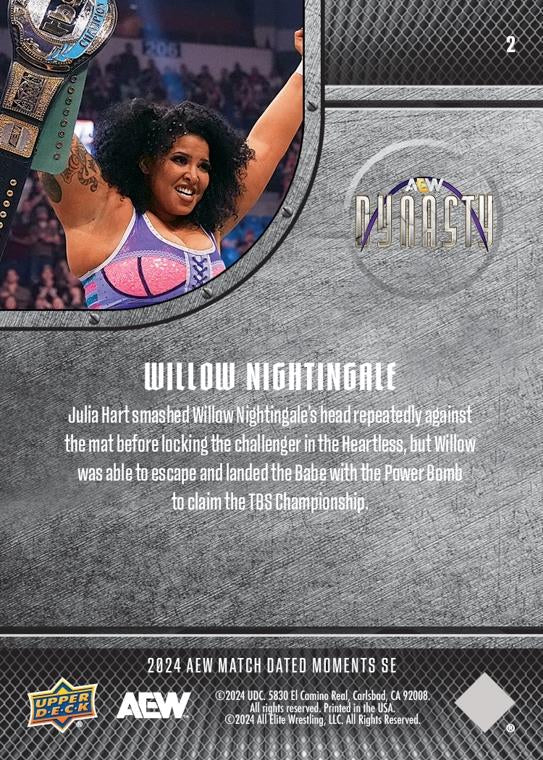 Willow Nightingale – Willow Nightingale Hits Julia Hart With the Doctor Bomb to Claim the TBS Championship