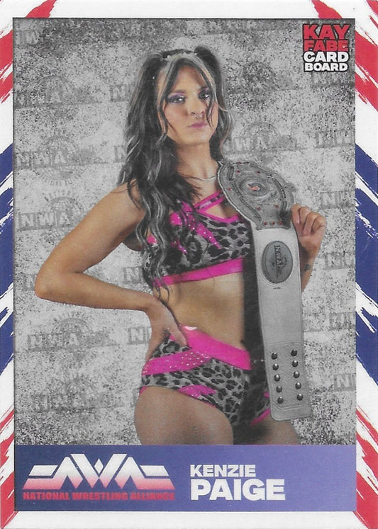 Kenzie Paige trading card PW Catalog