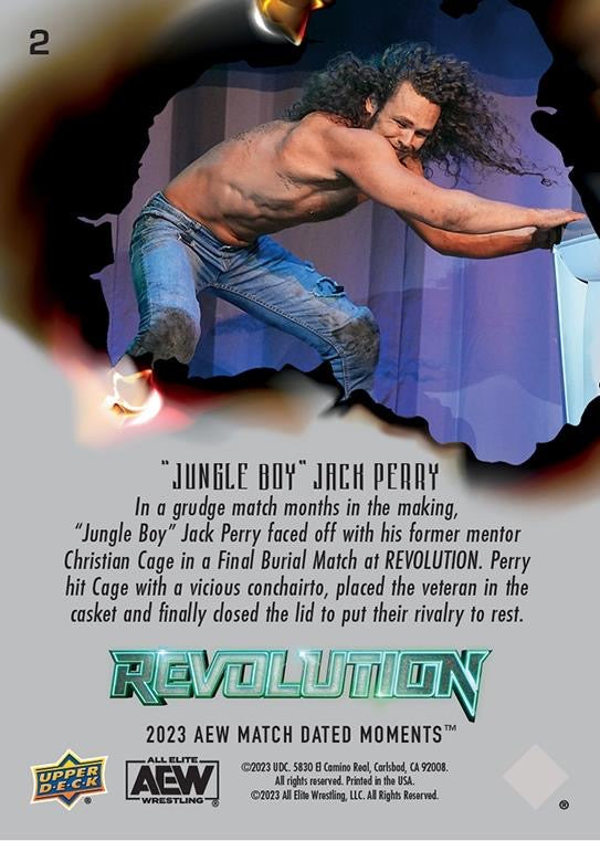 “Jungle Boy” Jack Perry – in a Final Burial Match at Revolution, “Jungle Boy” Jack Perry Closes the Casket on Christian Cage