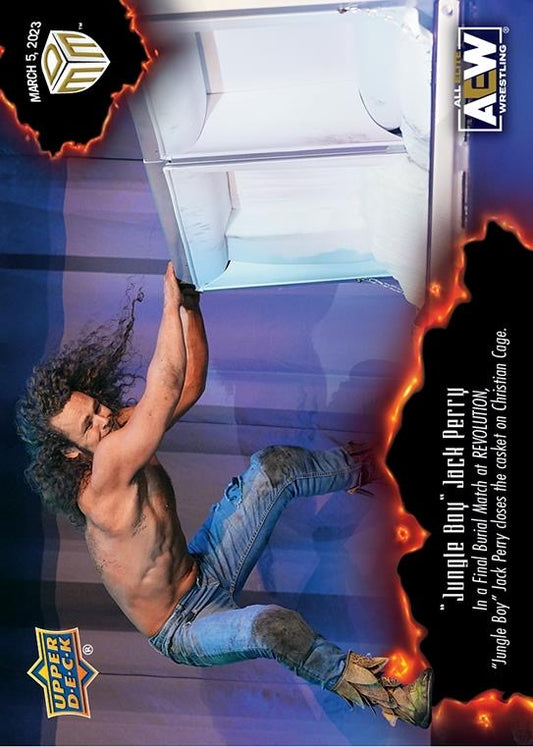 “Jungle Boy” Jack Perry – In a Final Burial Match at Revolution, “Jungle Boy” Jack Perry Closes the Casket on Christian Cage