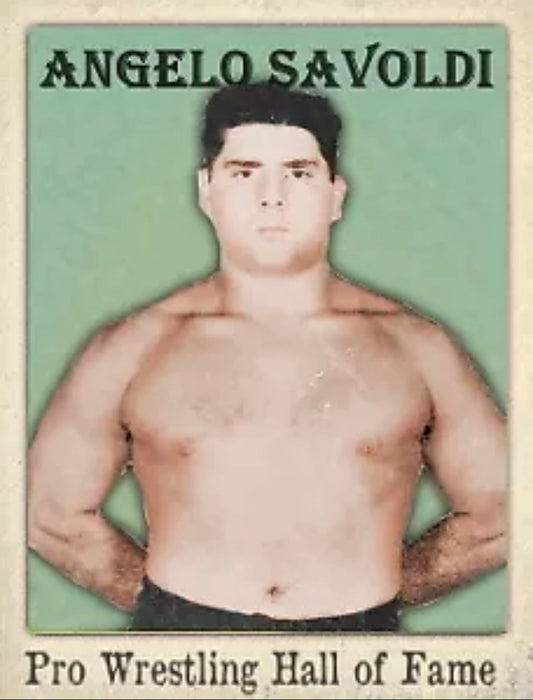 Angelo Savoldi trading card PW Catalog