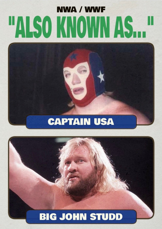 Captain USA / Big John Studd trading card PW Catalog