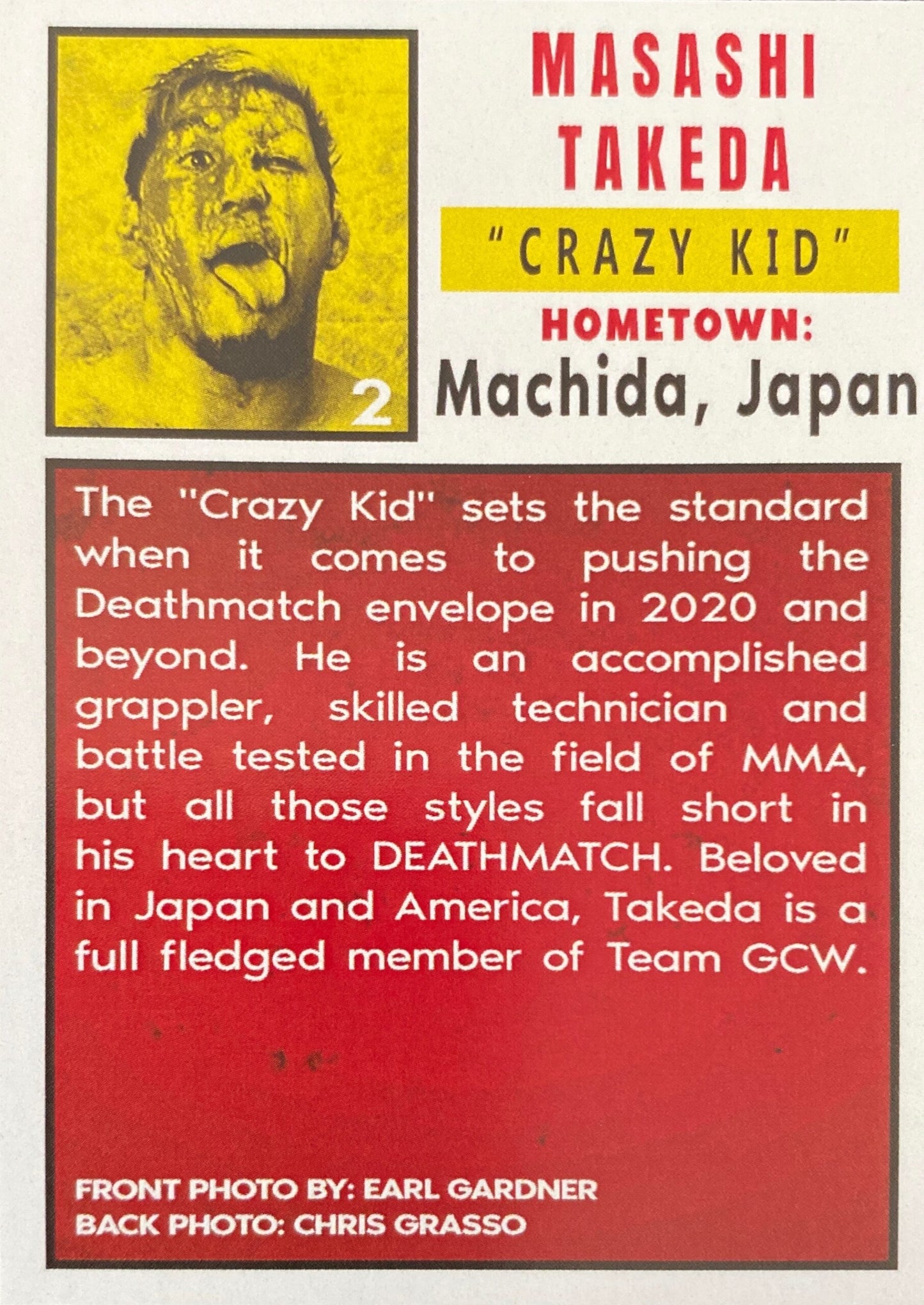 “Crazy Kid” Masashi Takeda