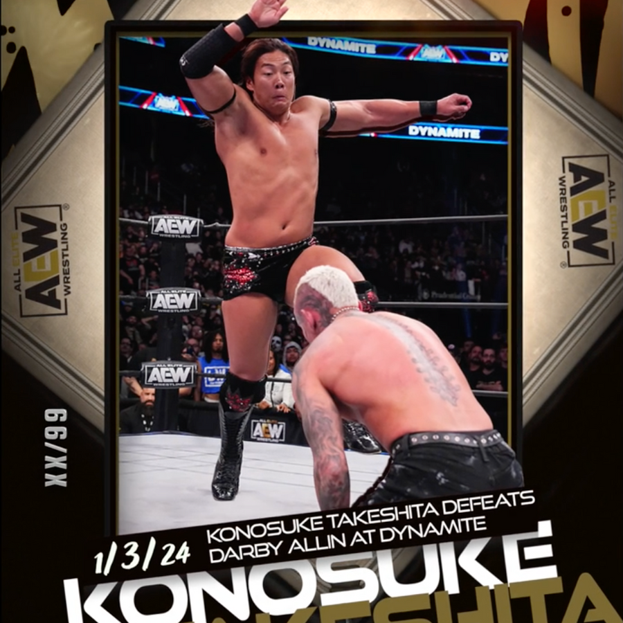 1/3/24 – Konosuke Takeshita – Konosuke Takeshita Defeats Darby Allin at Dynamite