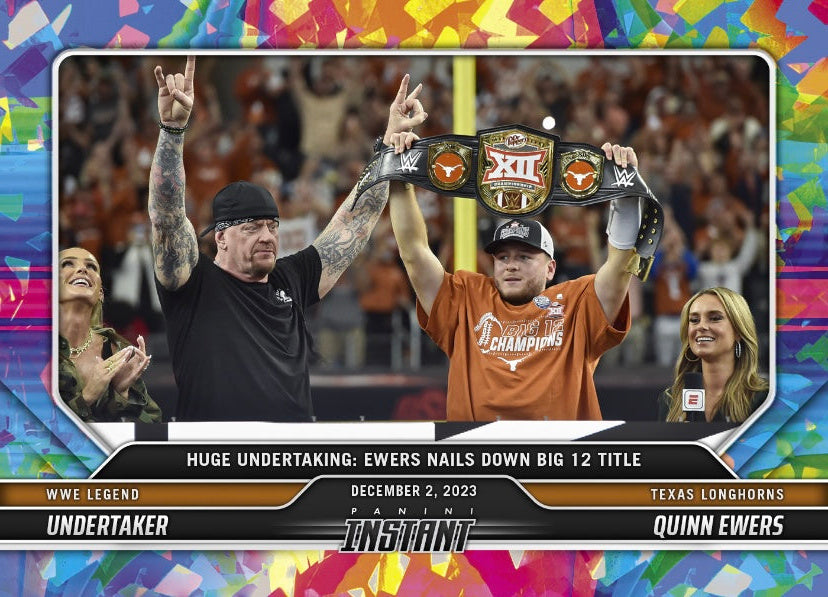 WWE Legend Undertaker / Texas Longhorns Quinn Ewers – Huge Undertaking: Ewers Nails Down Big 12 Title