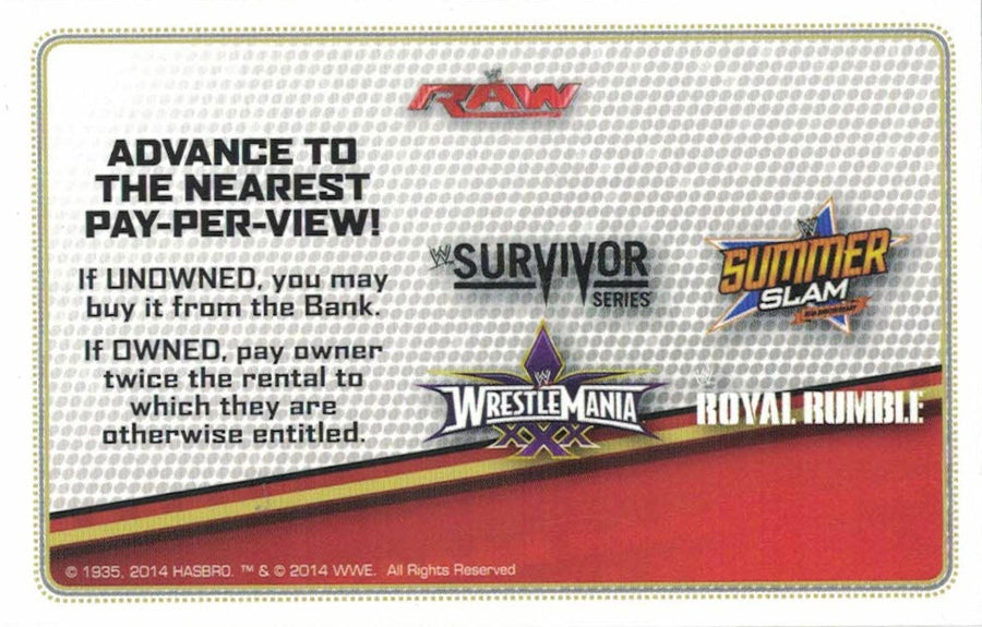 Advance to the Nearest Pay-Per View!