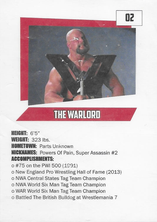 The Warlord trading card PW Catalog