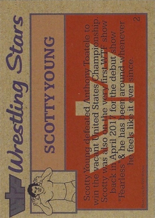 Wrestling Theology US Champion – Scotty Young W/ Beck Swisher trading card PW Catalog