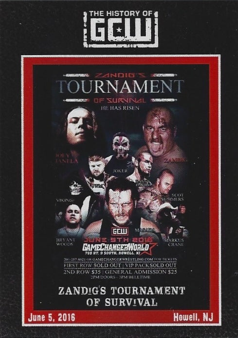 Zandig’s Tournament of Survival trading card PW Catalog